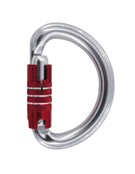 Mousqueton alu demi-rond triple action - TRIAD 3LOCK - CAMP®