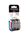 Mousqueton miniature alu sans verrouillage - pack de 5 - EKTO - CAMP®