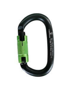 Mousqueton alu ovale double... 2