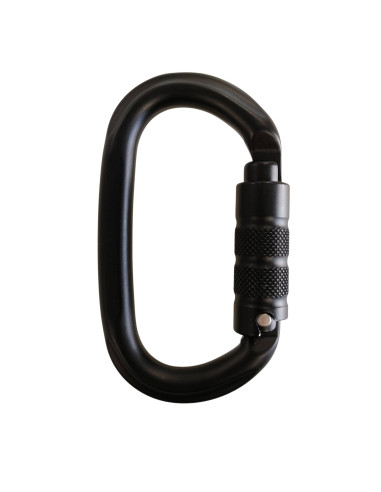 Mousqueton alu ovale triple action - TRINUTS -...