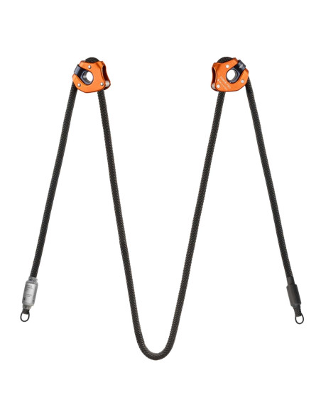 Longe double de maintien et de progression en Y réglable sans terminaison cousue - TUNER PRO FLEX - SKYLOTEC®