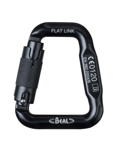 Mousqueton alu delta double action - FLAT LINK...