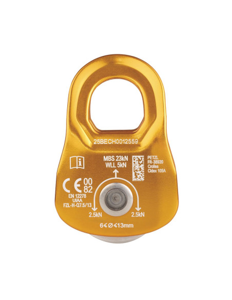 Poulie simple à flasques mobiles - MOBILE 2026 - PETZL®