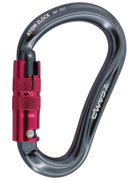Mousqueton alu à grande ouverture double action - ATOM 2LOCK - CAMP®