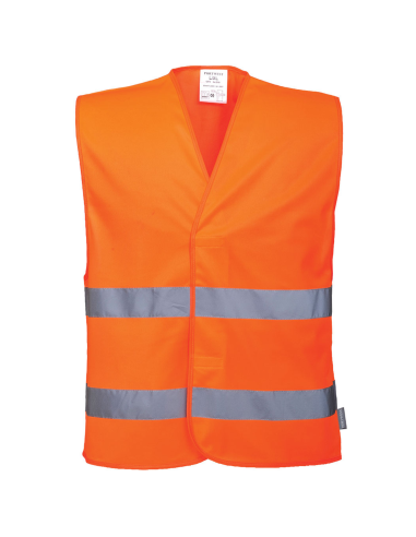 Gilet haute visibilité Double bande - Fermeture...