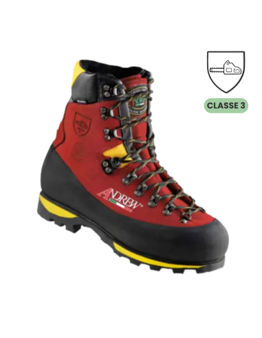 Chaussures de protection scie à chaine Classe 3...