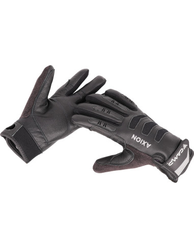 Gants en cuir respirants mousquetonables -...