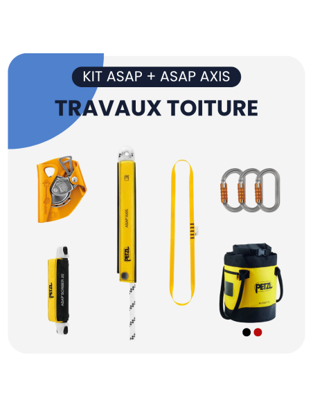 Pack pour travaux de toiture ASAP + ASAP AXIS - PETZL®