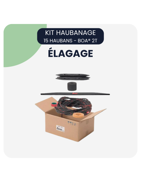 Kit haubanage (15 haubans) - BOA® 2T - ARBOA®