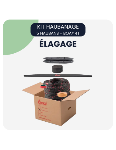 Kit haubanage (5 haubans) - BOA® 4T - ARBOA®