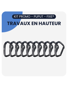 PACK PROMO - 10 mousquetons...