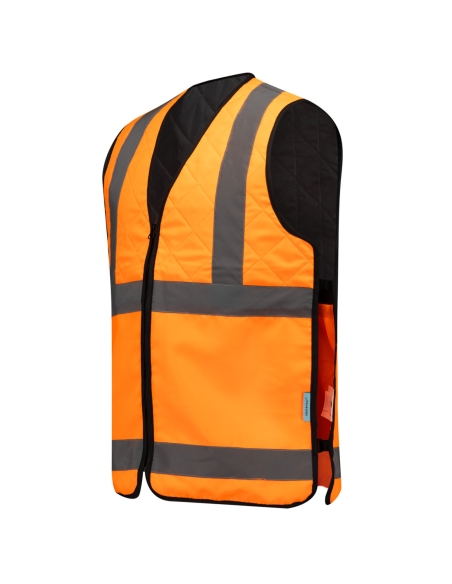 Gilet rafraîchissant haute visibilité avec fermeture éclair - Classe 2 - BASE REFLEX - UNDERHEAT®