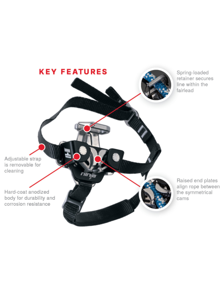 Bloqueur de pied - NINJA FOOT ASCENDER 2.0 - HARKEN®