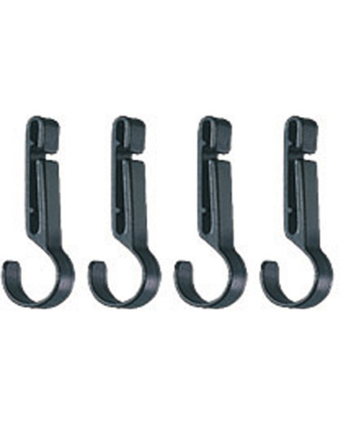 Crochet de fixation pour lampe sur casque à bord fin (pack de 4) - CROCHLAMP S - PETZL®
