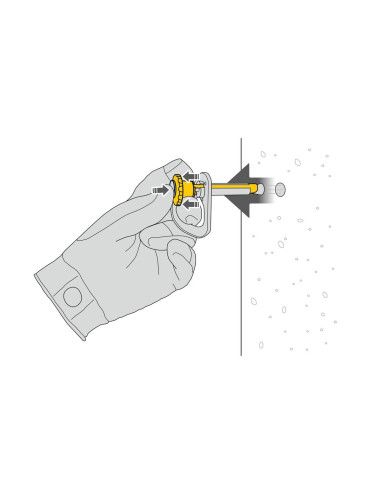 Amarrage amovible ø12mm verrouillable - CŒUR PULSE - PETZL®