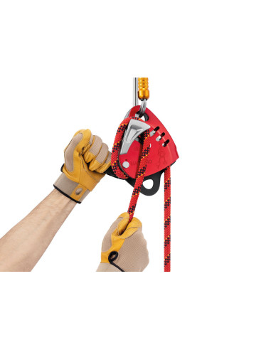 Descendeur avec poulie-bloqueur intégrée - MAESTRO L - PETZL®