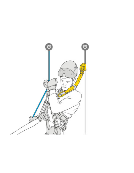 Petzl ASAP’SORBER AXESS – Absorbeur d’énergie 250 kg EN 355 | equipeur.fr