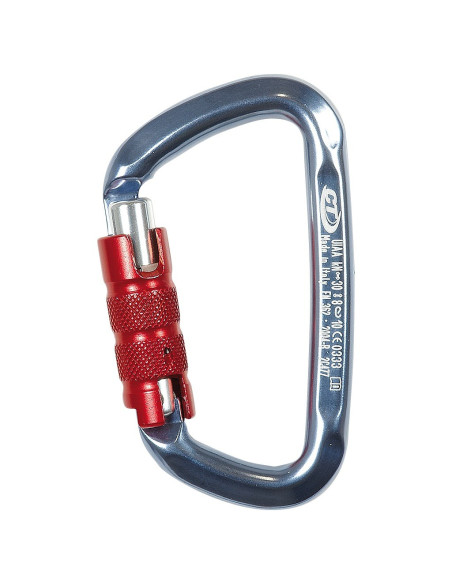 Mousqueton alu en D triple action - D-SHAPE - CLIMBING TECHNOLOGY®