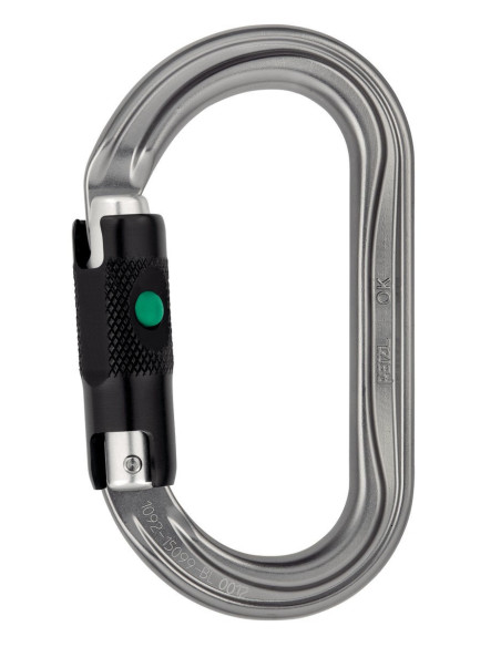 Mousqueton alu oval - OK BALL-LOCK - PETZL®