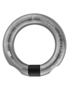 Anneau de connexion ouvrable alu multidirectionnel - RING OPEN G - PETZL®