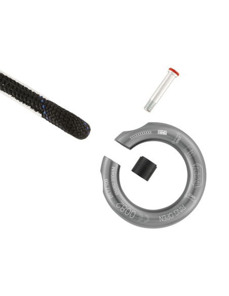 Anneau de connexion ouvrable alu multidirectionnel - RING OPEN G - PETZL®