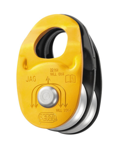 Poulie double RàB à flasques mobiles - JAG - PETZL®