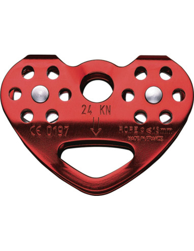 Poulie double pour tyroliennes sur corde - TANDEM - PETZL®