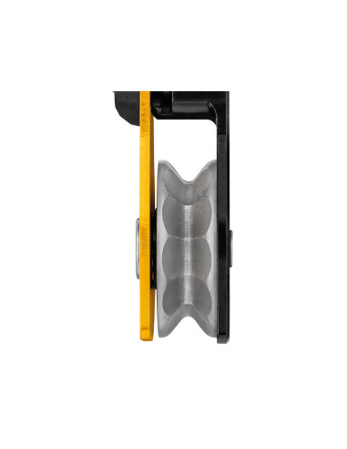 Poulie simple RàB à flasque ouvrante, émerillon et avec un sens de rotation unique - SPIN L1D - PETZL®