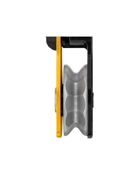 Poulie simple RàB à flasque ouvrante, émerillon et avec un sens de rotation unique - SPIN L1D - PETZL®