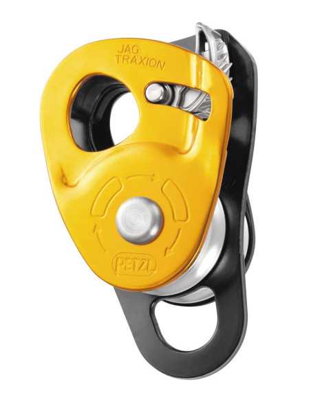 Poulie-bloqueur RàB double compacte - JAG TRAXION - PETZL®