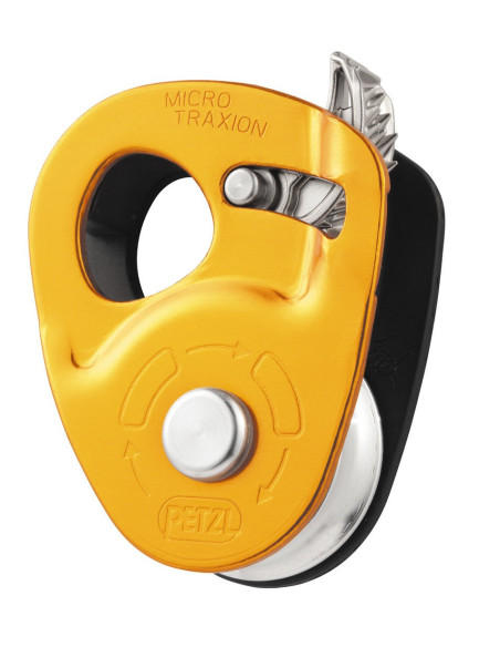 Poulie-bloqueur compacte et légère - MICRO TRAXION - PETZL®