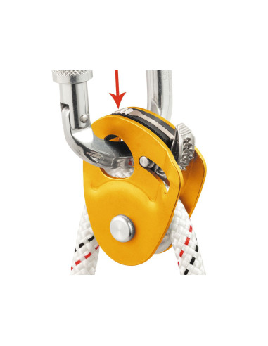 Poulie-bloqueur compacte et légère - MICRO TRAXION - PETZL®