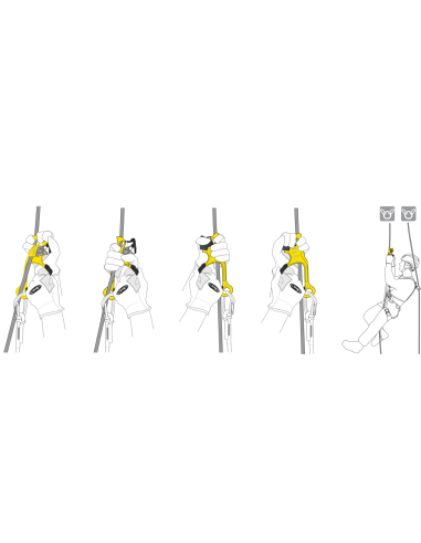 Poignée d'ascension ambidextre - HANDS UP - BEAL®