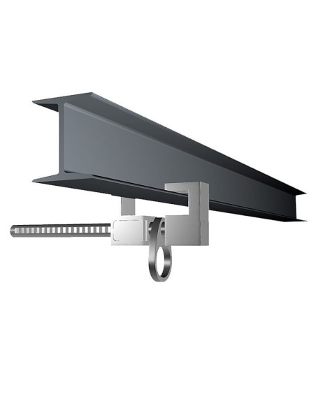 Pince d'ancrage alu pour IPN, 2 personnes (95-400mm) - L'ÉQUIPEUR®