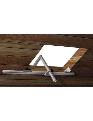 Accessoire de barre d'ancrage alu pour passage de fenêtre, VELUX®,1 personne - L'ÉQUIPEUR®