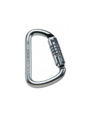 Mousqueton acier en D triple action - D PRO 3LOCK - CAMP®