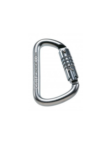 Mousqueton acier en D triple action - D PRO 3LOCK - CAMP®