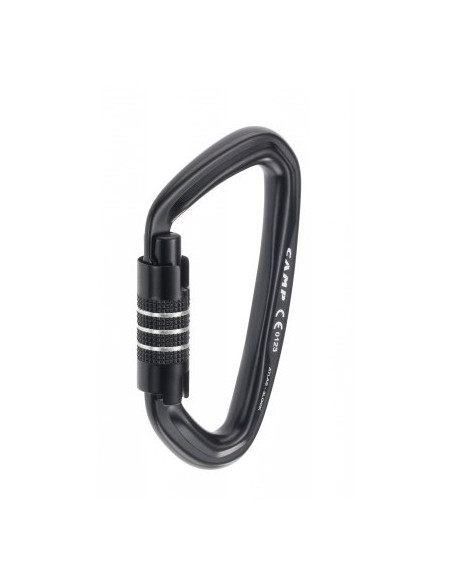 Mousqueton alu en D triple action 40kN - ATLAS 3LOCK - CAMP®