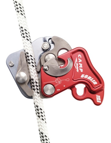 Antichute mobile sur corde (ø10mm et +) avec fonction de blocage (livré avec son mousqueton) - GOBLIN - CAMP®