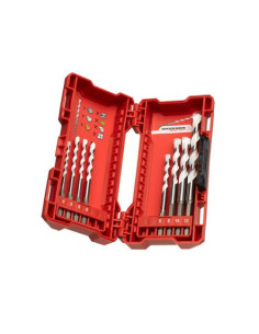 Set 8 foret multi matériaux (4x90 mm, 5 / 5 / 6 / 6 x100 mm, 8 / 10 x 120 mm, 12 x 150 mm) - GAMME CONSOMMABLES - MILWAUKEE®