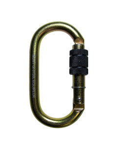 Mousqueton acier oval à vis - LEO - L'EEKHOORN® by KRATOS®