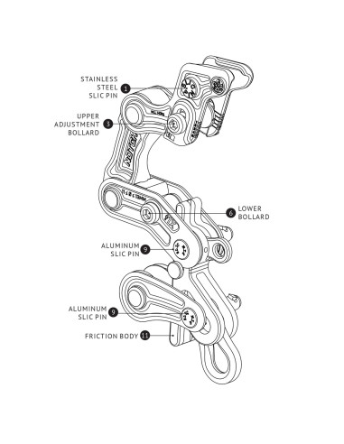 Pièce de rechange Acier Inoxydable Quick Pin - ROPE RUNNER PRO - NOTCH®