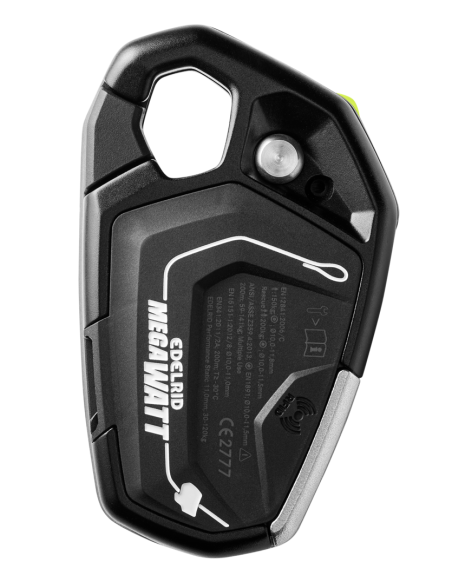 Descendeur auto-freinant avec fonction anti-panique - MEGAWATT - EDELRID®