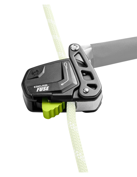 Antichute mobile sur corde (ø10mm et +) avec fonction de blocage - FUSE - EDELRID®
