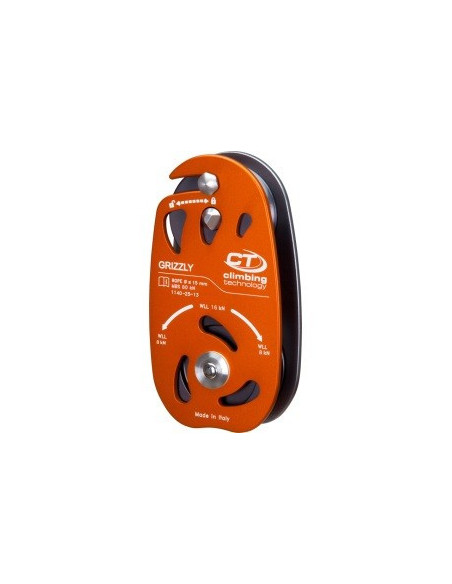Poulie de démontage verrouillage auto (ø15 max) - GRIZZLY - CLIMBING TECHNOLOGY®