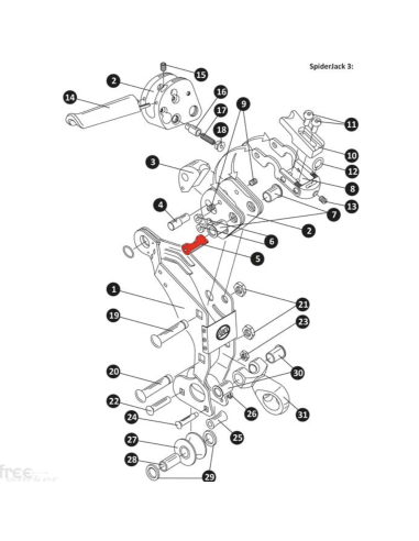 Boulon d'usure - SPIDERJACK 3 - ART®