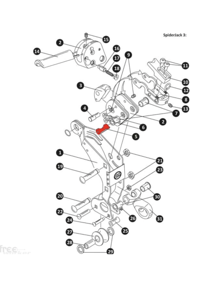 Boulon d'usure - SPIDERJACK 3 - ART®
