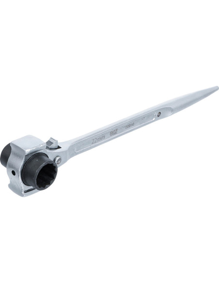 Clé à cliquet 19/22 pour échafaudeur - RACAGNAC avec double DARRACQ - BGS®