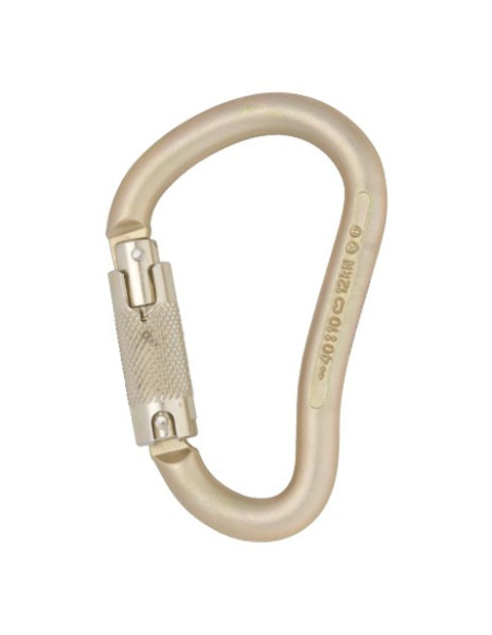 Mousqueton acier en poire grande ouverture triple action - BOA STEEL LOCKSAFE - DMM®