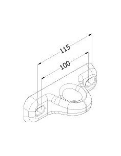 Point d'ancrage fixe alu - GM DISTRIBUTION® 2